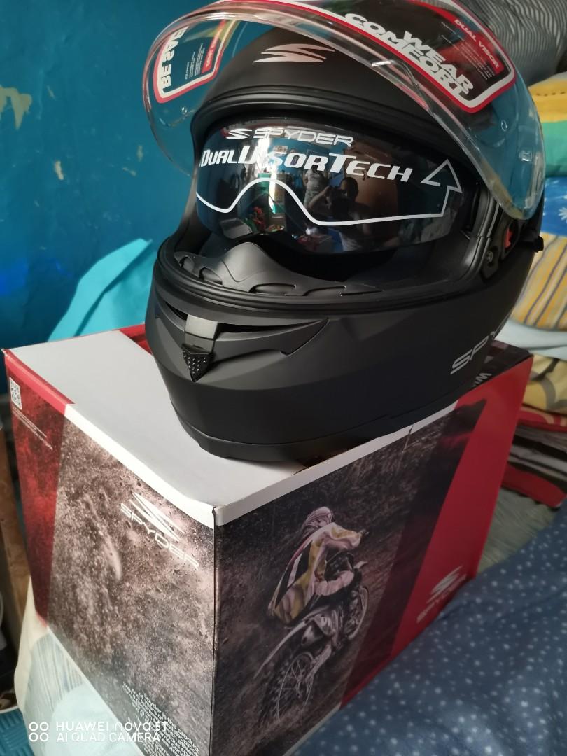 Spyder dual visor helmet hot sale