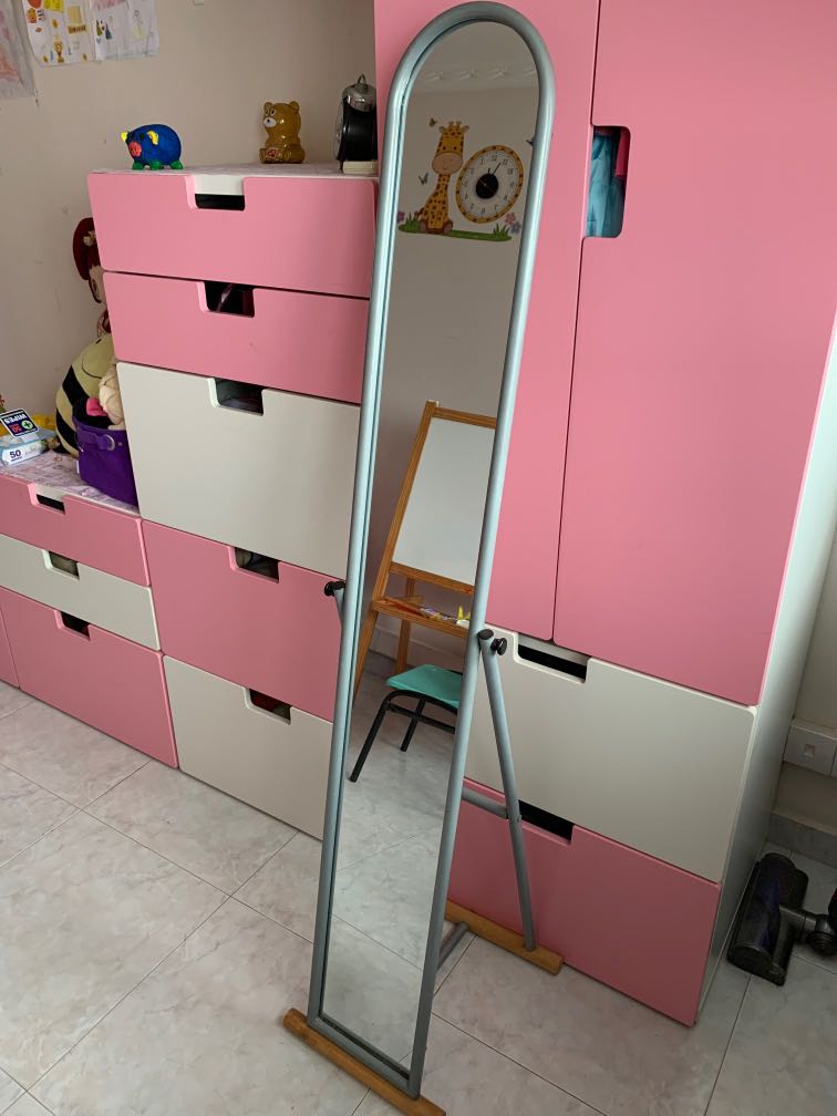 Standing Mirror Ikea, Furniture, Others on Carousell