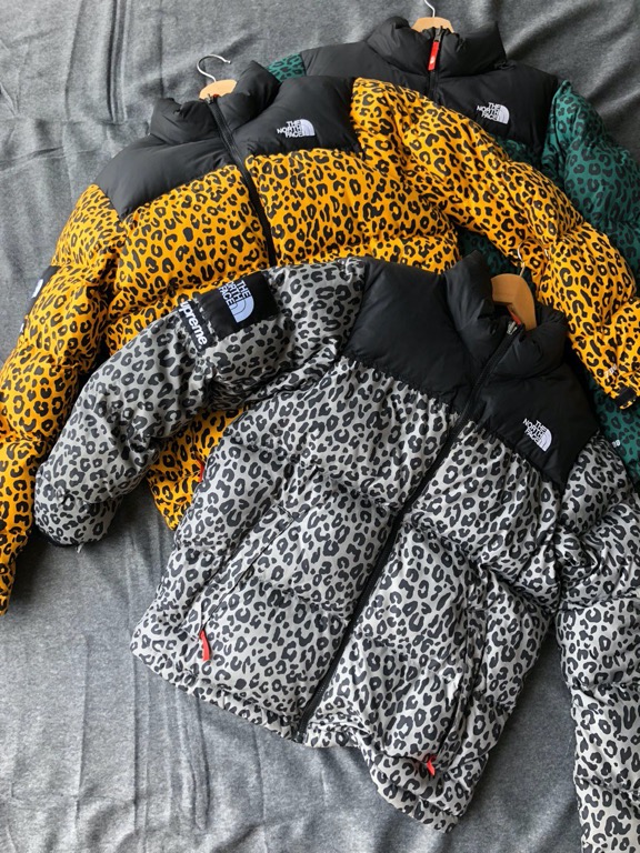 Supreme The North Face leopard Nuptse M | www.fitwellind.com