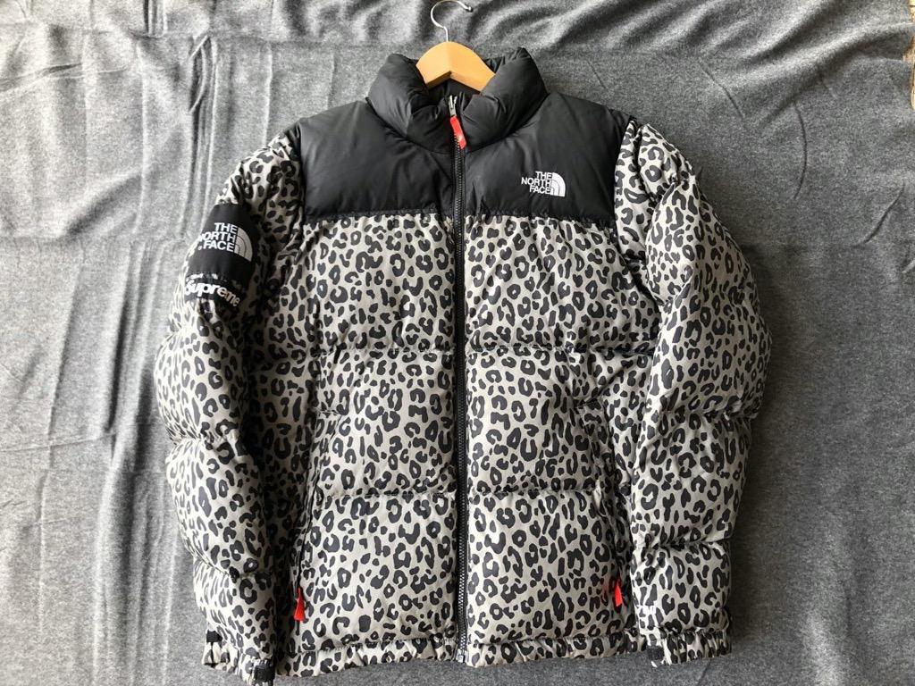 the north face supreme leopard jacket