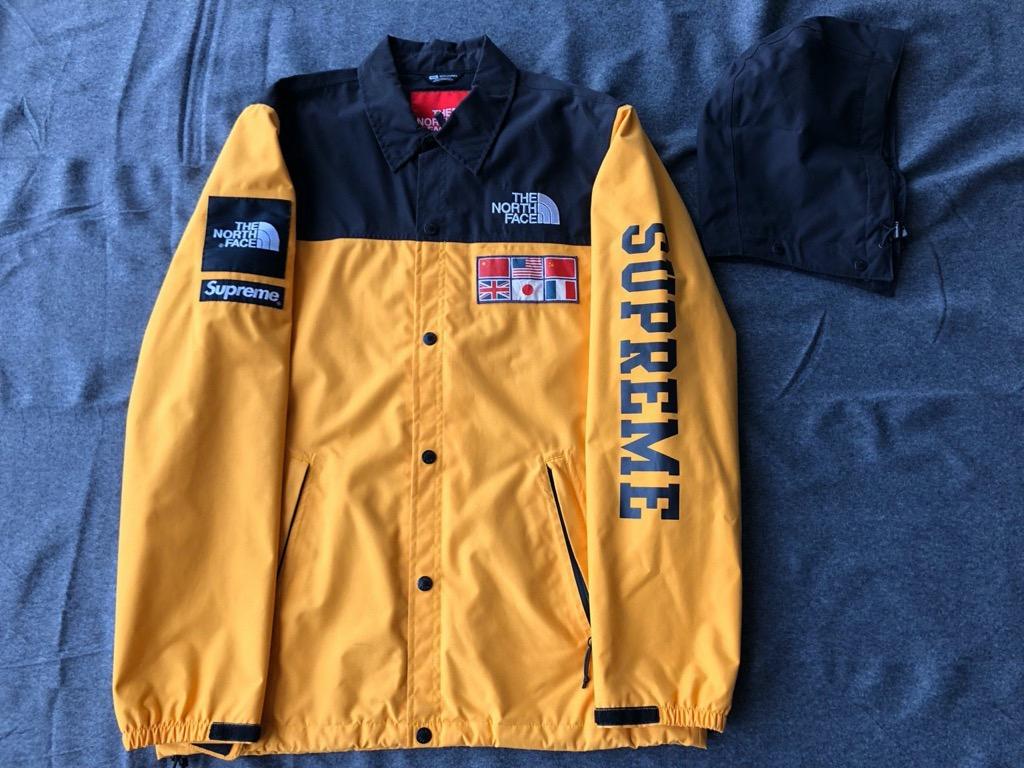 Supreme The North Face Expedition Coaches Jacket Yellow Men's - SS14 - US