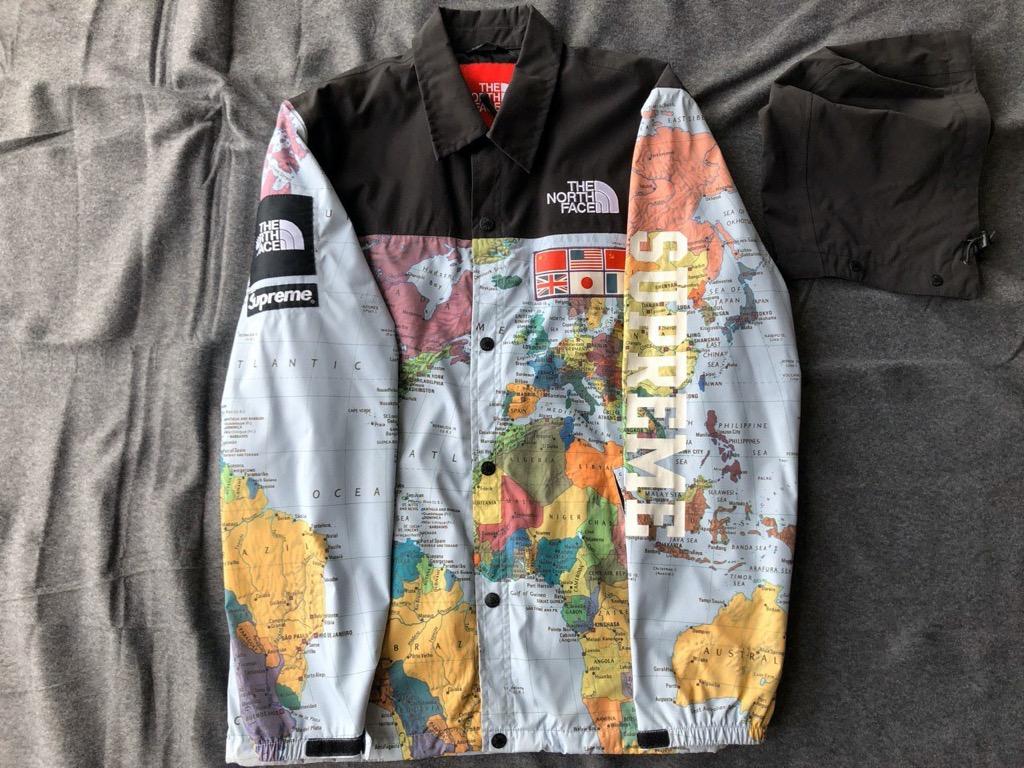 SS14 Supreme x The North Face Flags Expedition Coaches Jacket