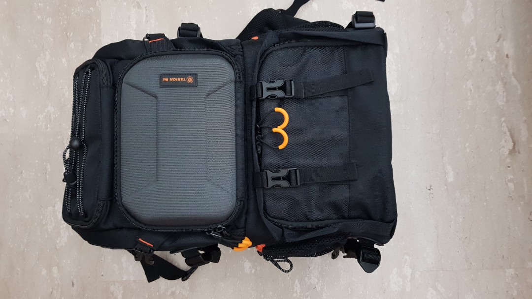TARION Pro PB-01 Sac Photo Grande Capacité - Pour 2 Appareils 7 Objectifs + Ordinateur 15.6" Avec Sac Ceinture