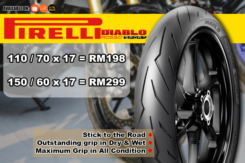 Tyre Tayar Pirelli Diablo Rosso Sport Auto Accessories On Carousell