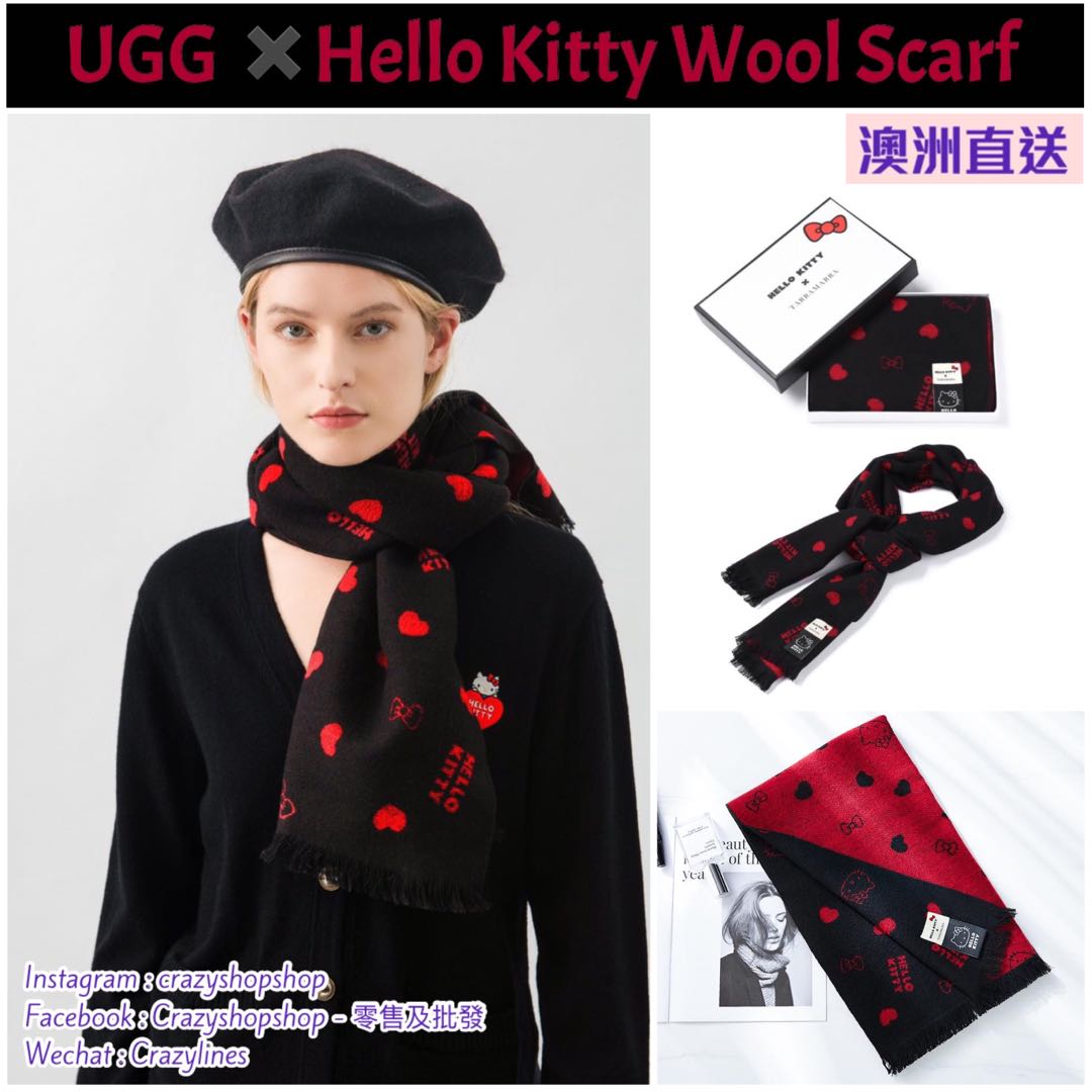 PELLICULE HELLOKITTY hug knitmuffler Hello Kitty Uggs - AliExpress