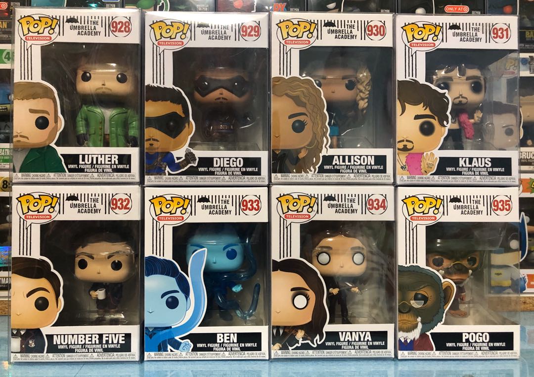 umbrella academy funko pop set