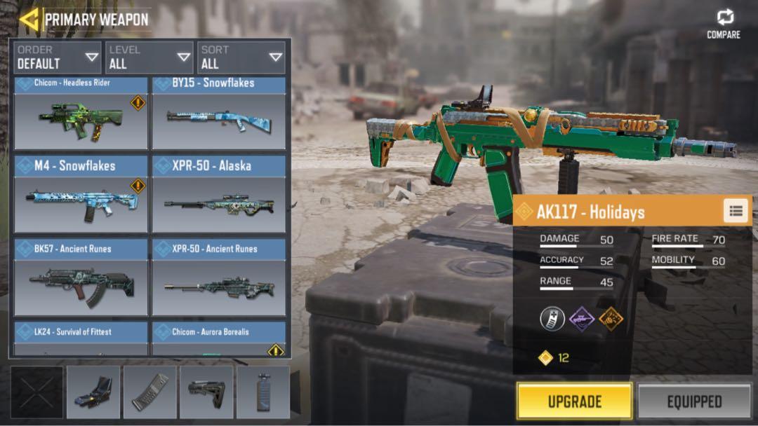 UPDATED CALL OF DUTY MOBILE LEGENDARY ACCOUNT, Video Gaming, Gaming ...