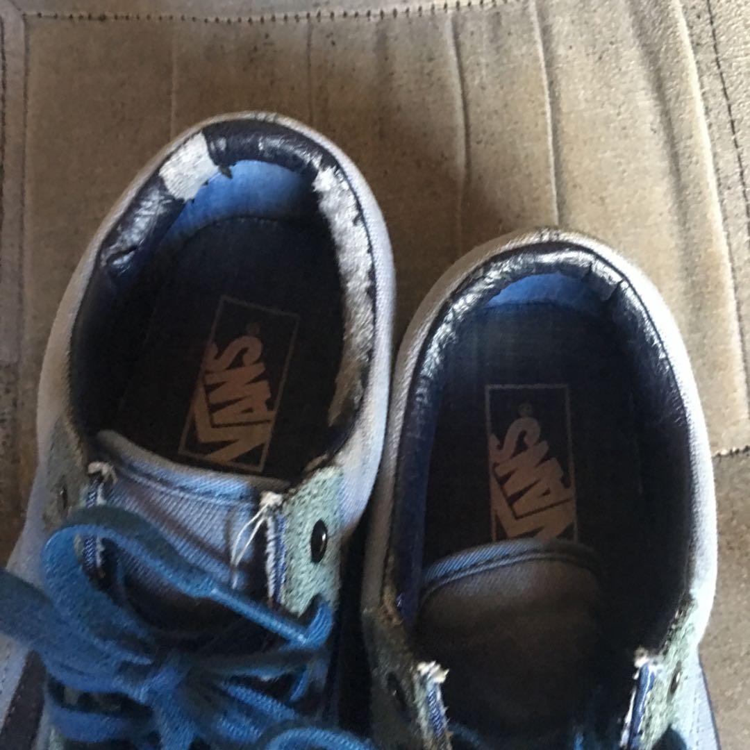 Vans old skool top blue ashes