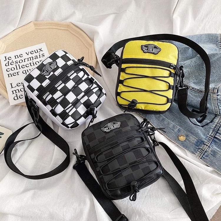 VANS US Sports Shoulder Bag Mini Plaid Durable Travel Small