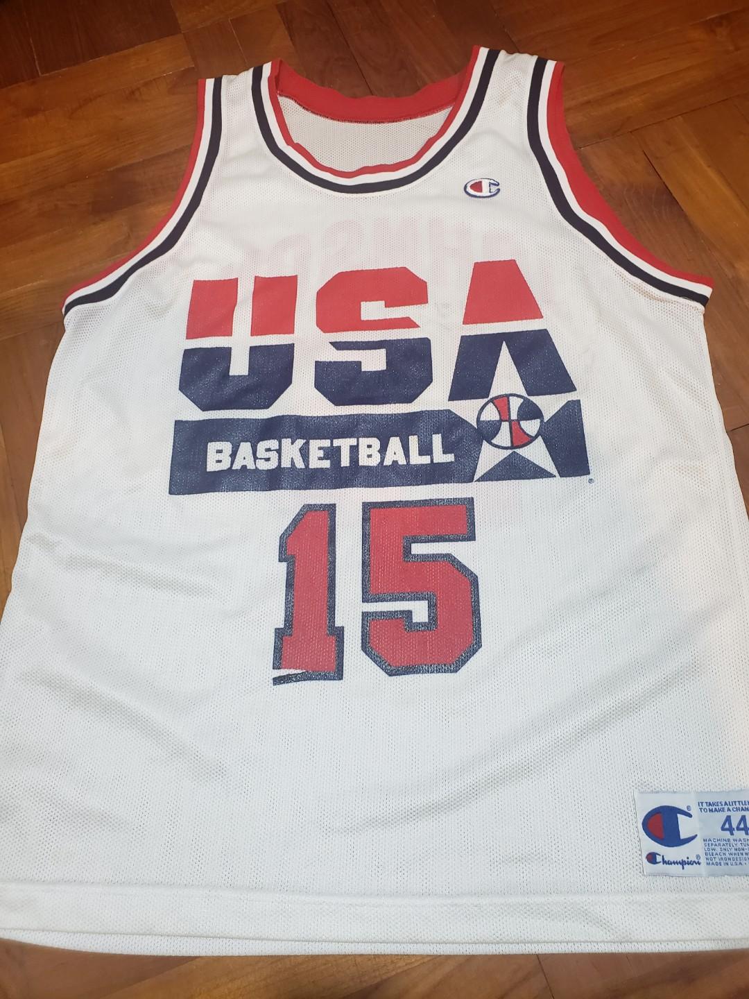magic johnson olympic jersey