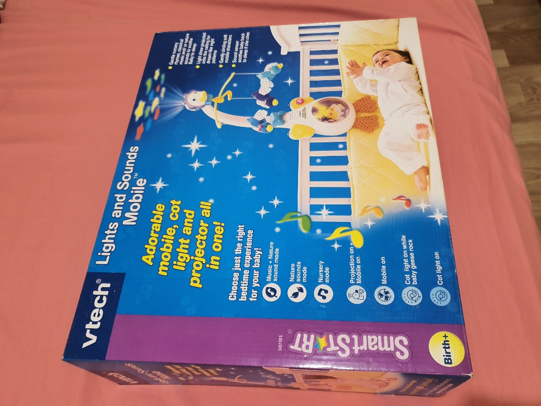 Vtech Lights and Sounds Cot Mobile Projector, Babies & Kids, Infant