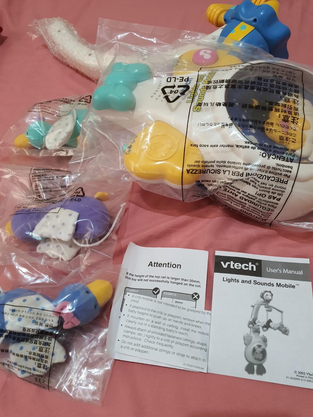 Vtech Lights and Sounds Cot Mobile Projector, Babies & Kids, Infant