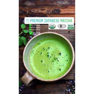 Premium Grade Organic Japanese Uji Matcha Green Tea Kyoto Vegan Keto