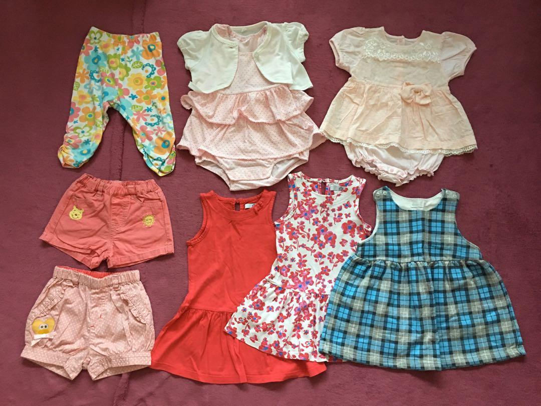 12 18 Months Size 80 Baby Girl Clothes Bundle 女仔衣服 Babies