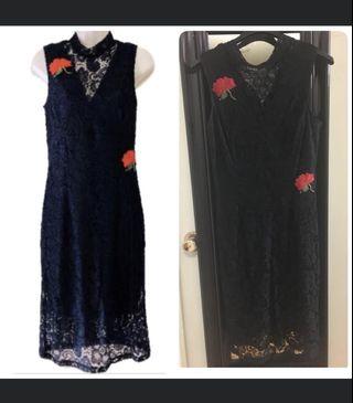 Black Lace dress size 12 XL