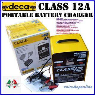 DECA Italy Portable Battery Charger Class 12A Evolution 9 amp Charging Current