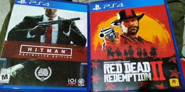 RED DEAD REDEMPTION AND HITMAN DEFENITIVE