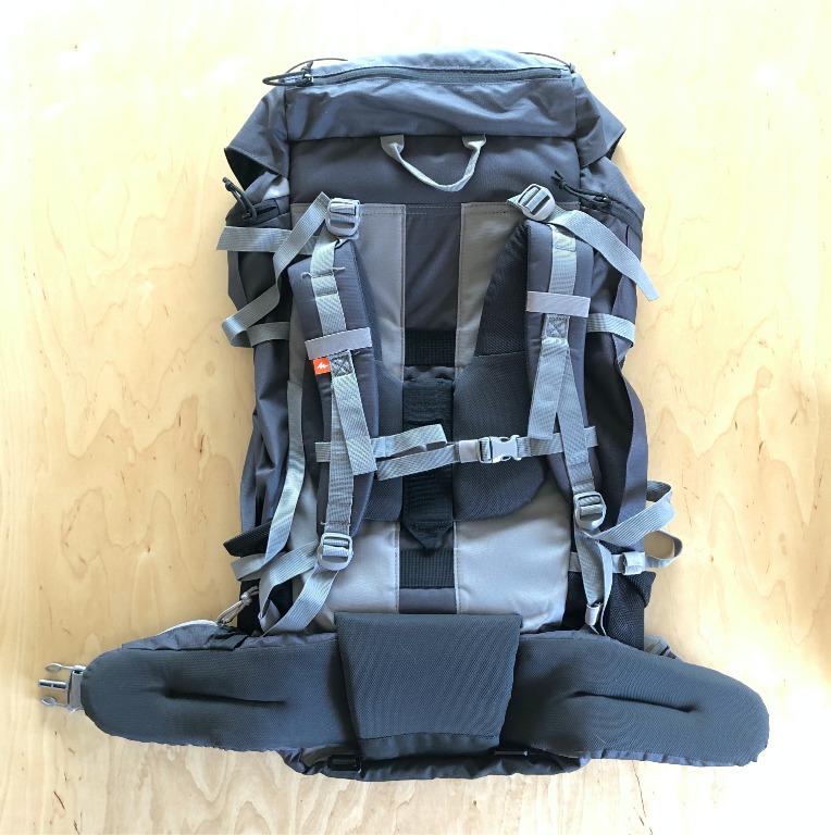 2nd Hand Quechua Forclaz 90L Backpack (Dark Grey), Hobbies & Toys ...