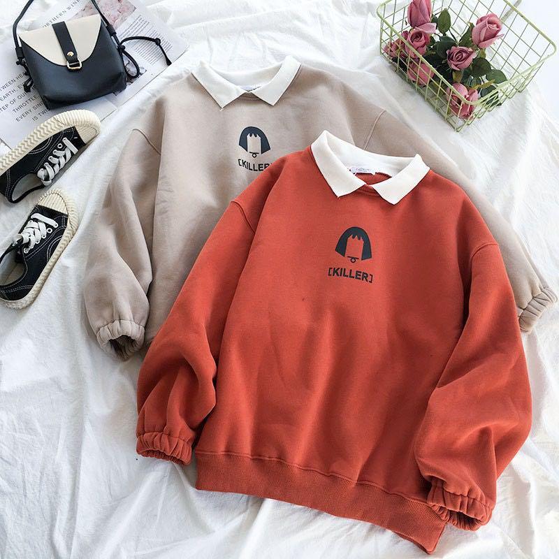 Red graphic hotsell sweater