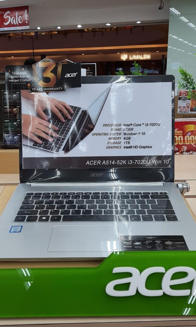 Acer Notebook A51452k Bisa Kredit Pake Ktp Bunga 0 Elektronik Komputer Laptop Di Carousell