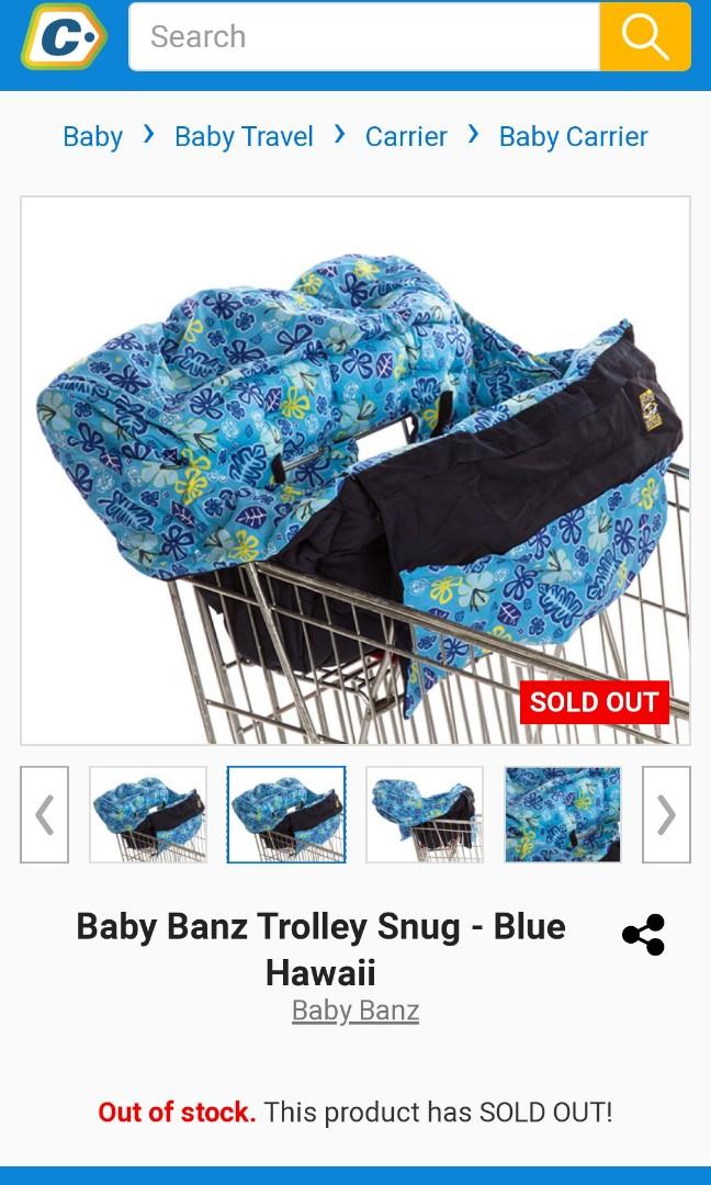 Baby banz deals trolley snug