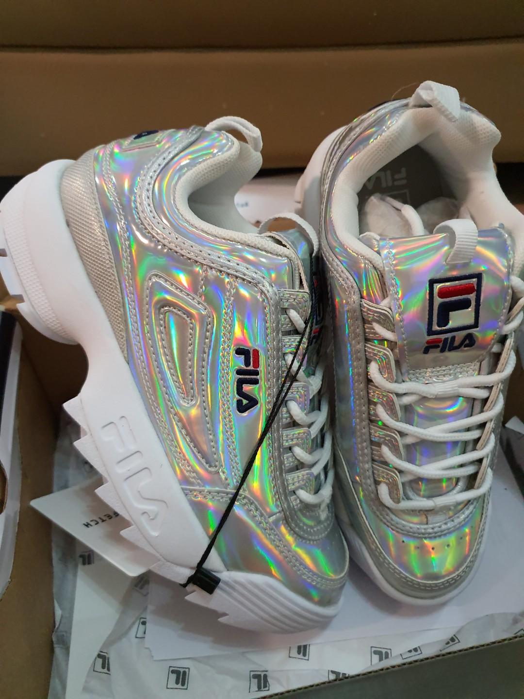 Fila disruptor argento clearance