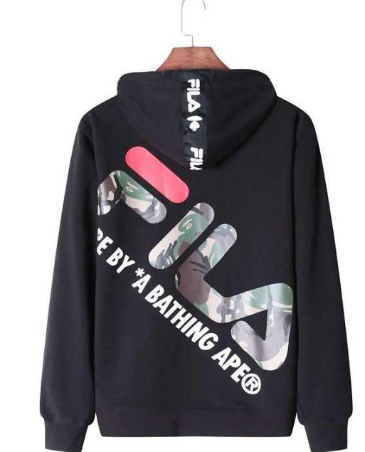 Brand new Aape Fila Hoodie collection Men s Fashion Tops Sets