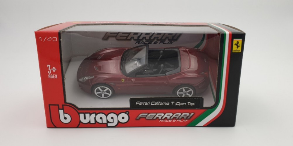 Brand New Shell Burago Ferrari Califorina T Open Top Model Hobbies Toys Toys Games On Carousell