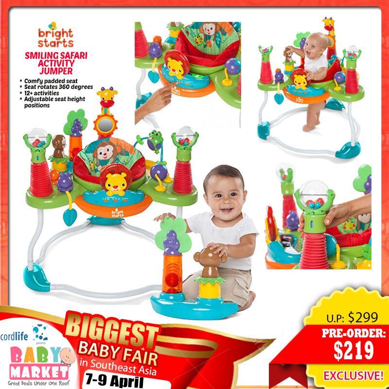 Bright starts explore & roar activity jumper clearance