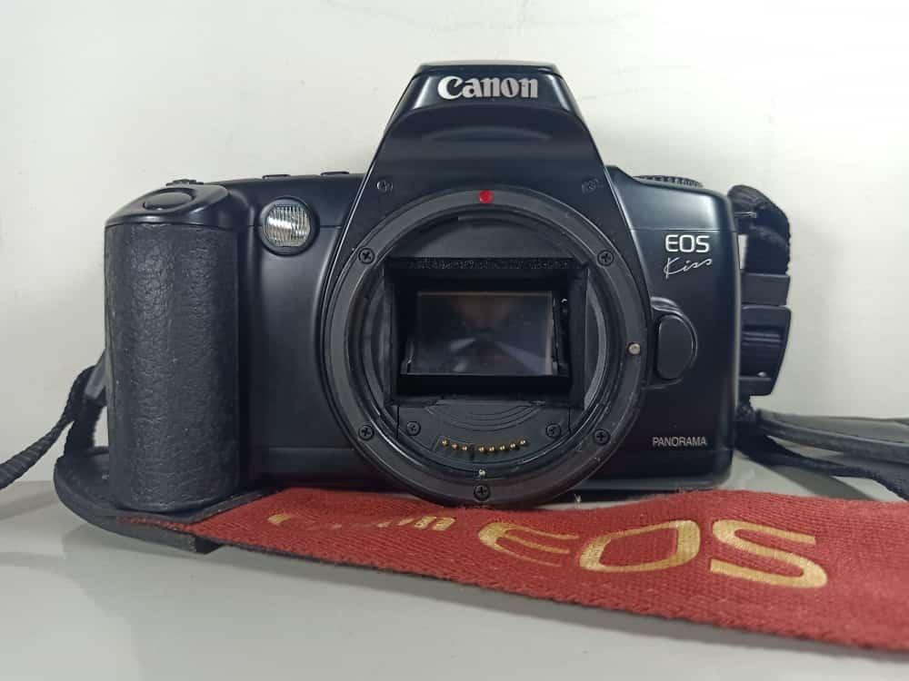 Canon EOS kiss Panorama vintage film SLR camera, Photography 
