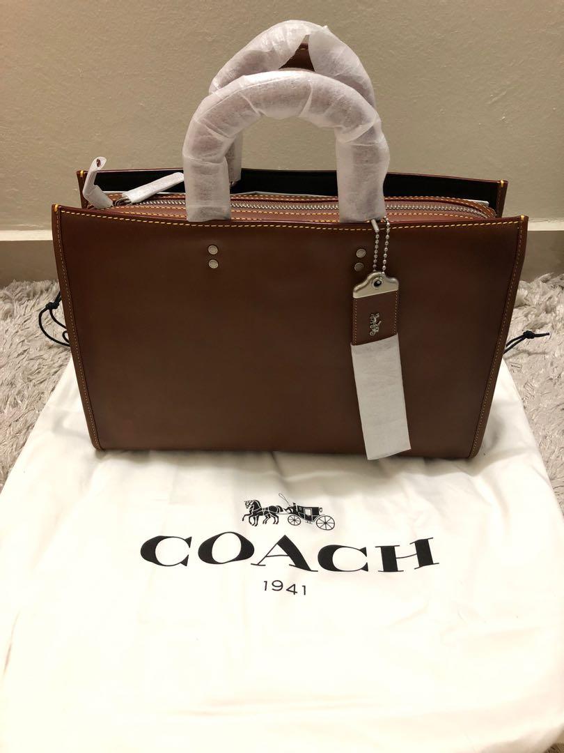 CoachRogue Brief, Men's Fashion, Bags, Briefcases on Carousell