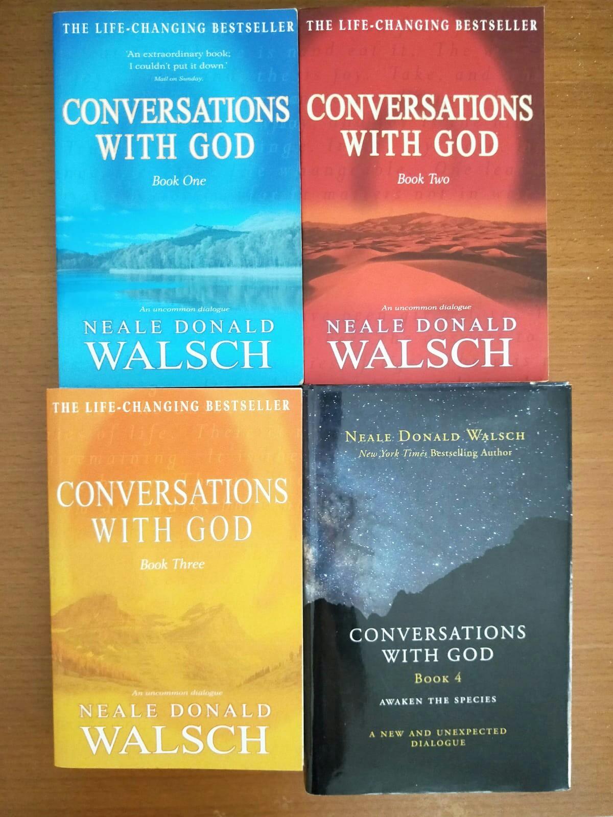On Hold Conversations With God Set Of 4 By Neale Donald Walsch Books Stationery Non Fiction On Carousell
