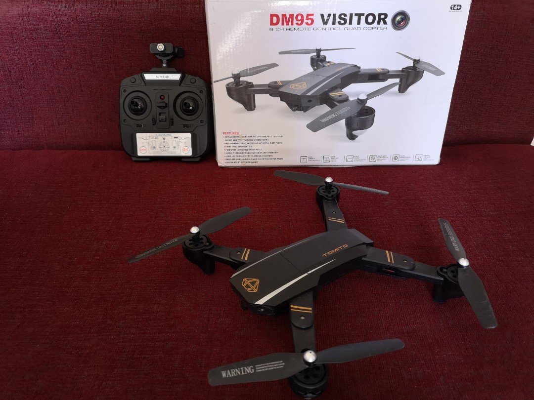 DM95 VISITOR Foldable RC Drone RTF WiFi FPV 2MP Wide angle Camera