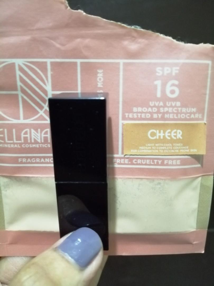 ELLANA and Laura Mercier Bundle (Category: Makeup) located in Lucban. Submitted by jajag6 (Listing ID 271123270, Image 2). Description: Ellana Loose Mineral Foundation and Concealer in the shade Cheer (Will provide a container before shipping) Laura Mercier Travel Lipstick in the Shade Red Amour(Swatched only).