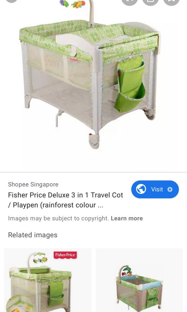 Fisher price portable cot clearance