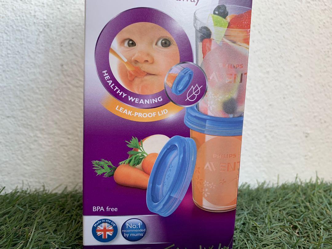 Food storage container cups for weaning, Babies & Kids, Nursing