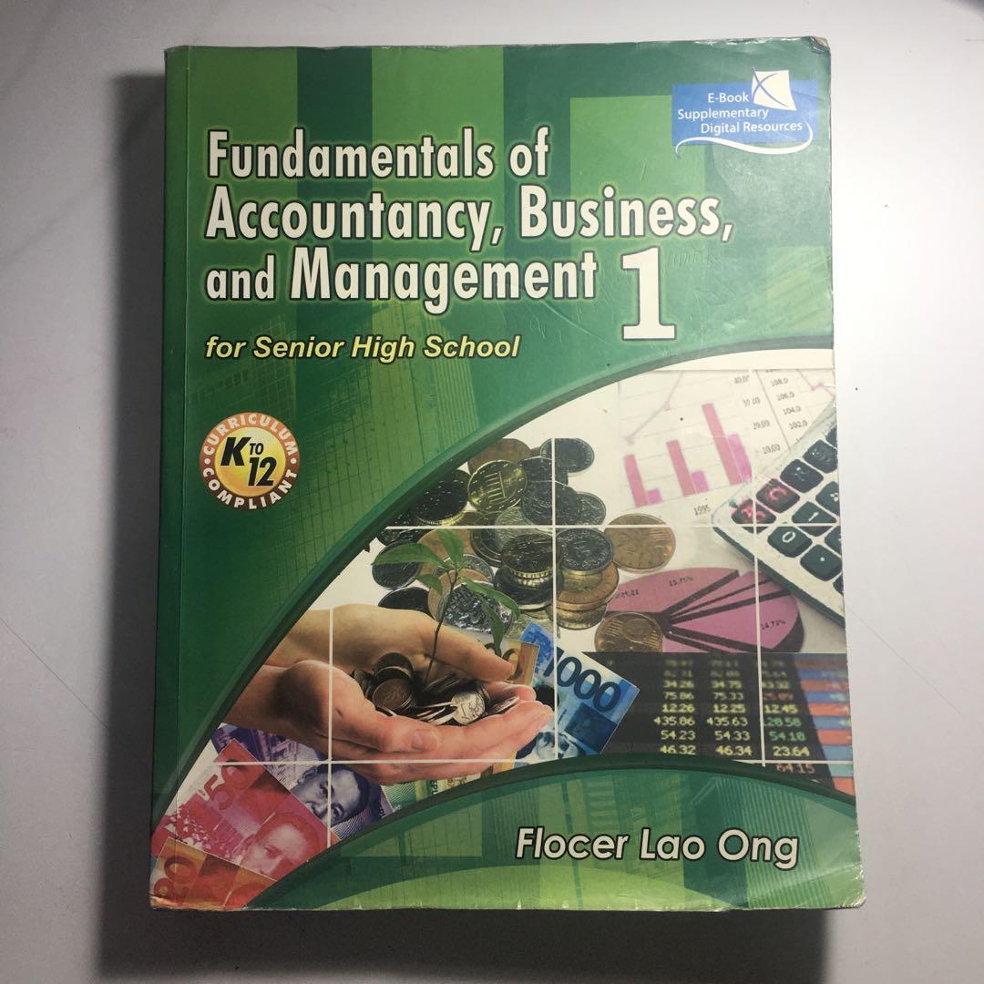 Fundamentals Of Accountancy Business And Management 1 For Senior High School Hobbies Toys Books Magazines Textbooks On Carousell