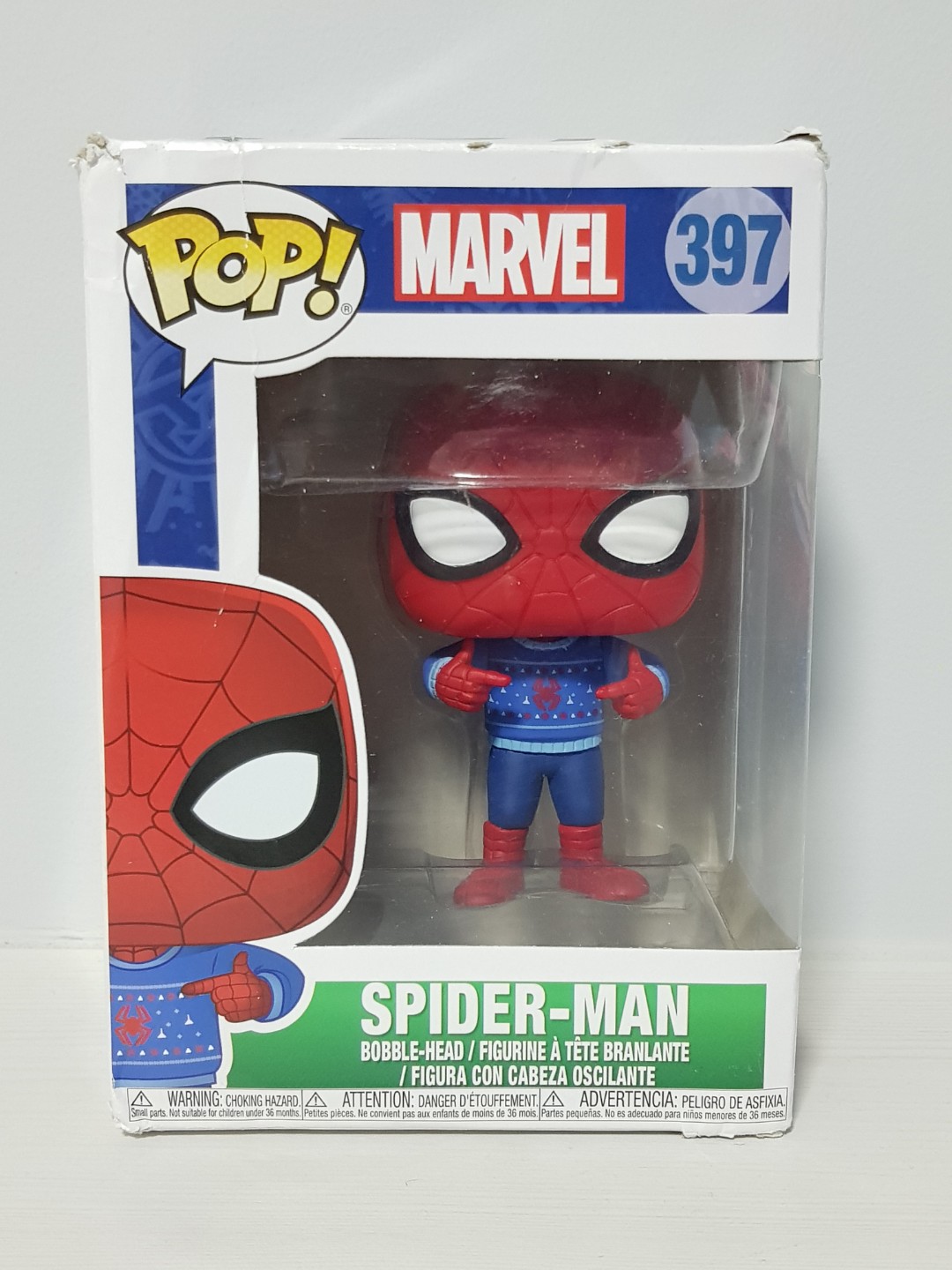 Funko pop spider man ugly sales sweater