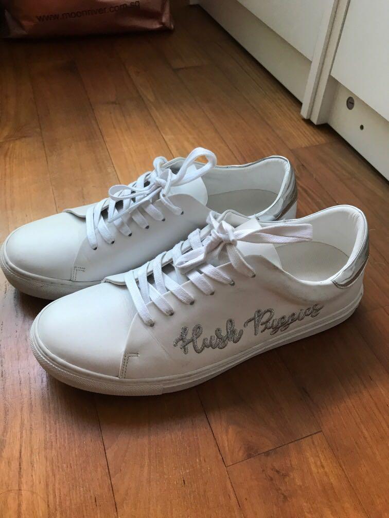 Hush Puppy white shoes