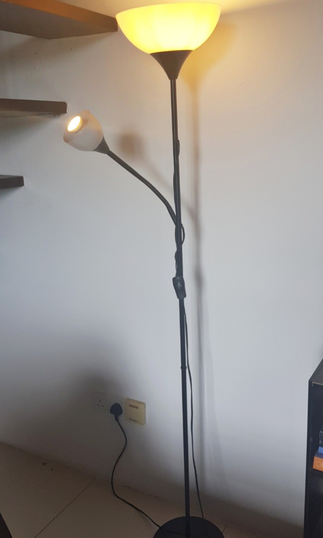 IKEA stand lighting with lamps, Furniture & Home Living, Lighting