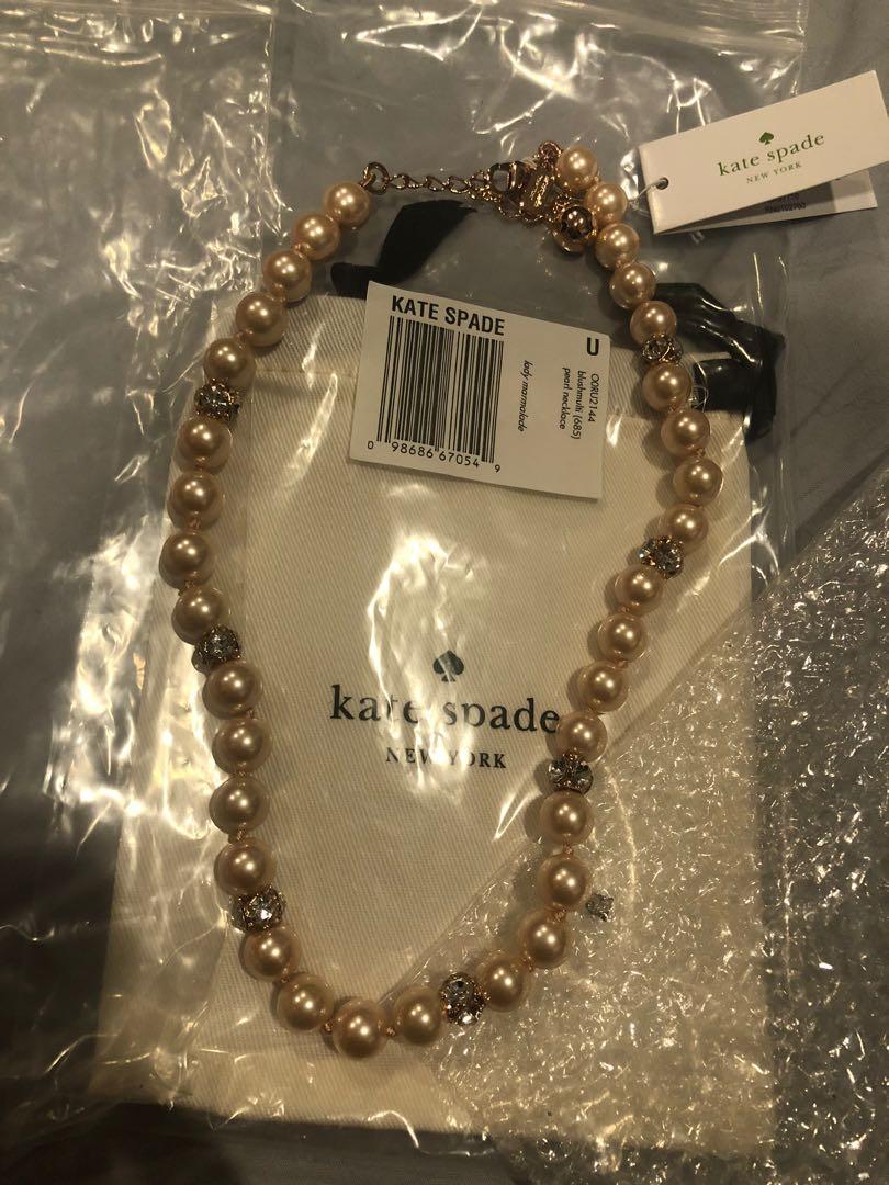 Kate Spade Lady Marmalade Blushmulti Pearl Necklace