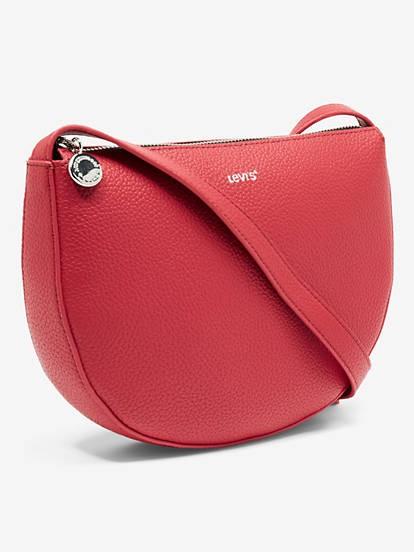 Levi s Vegan Saddle Bag in Red Women s Fashion Bags Wallets Cross body Bags on Carousell