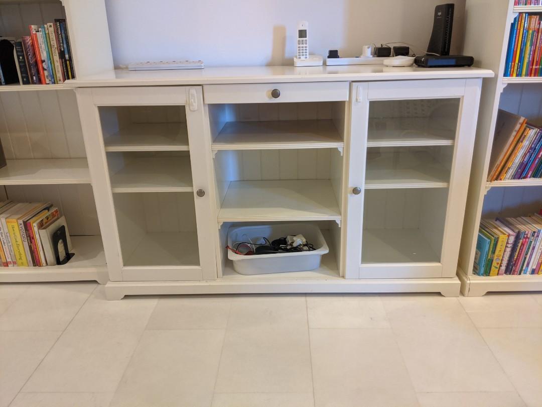 White Wood Liatorp Sideboard / Console, Furniture & Home Living