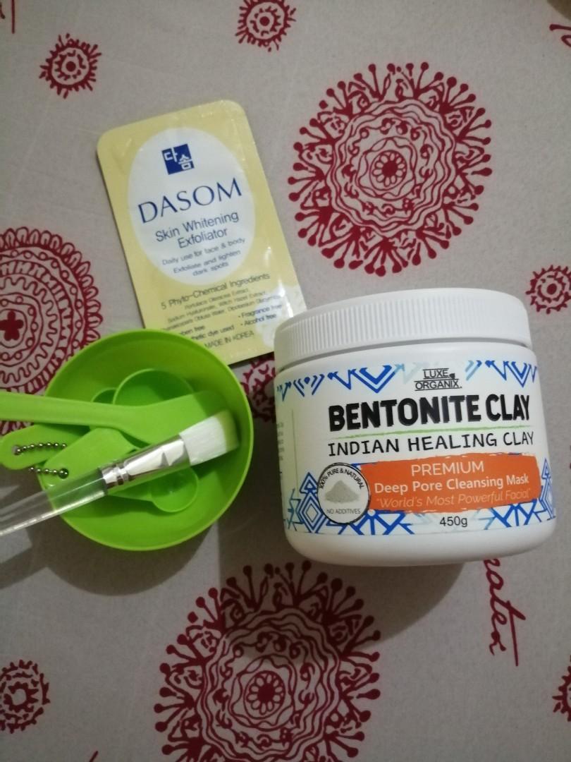 Luxe Organix Bentonite Healing Clay Beauty Personal Care Face Face Care On Carousell