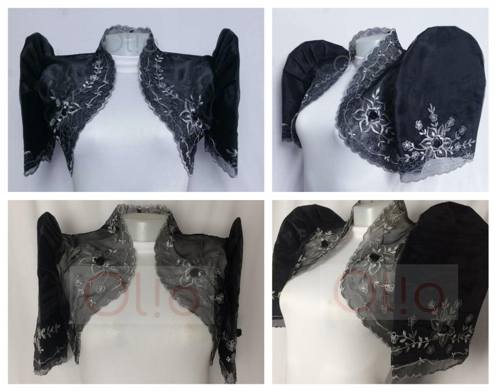 Modern Filipiniana / Bolero in Butterfly Sleeves, Women's Fashion