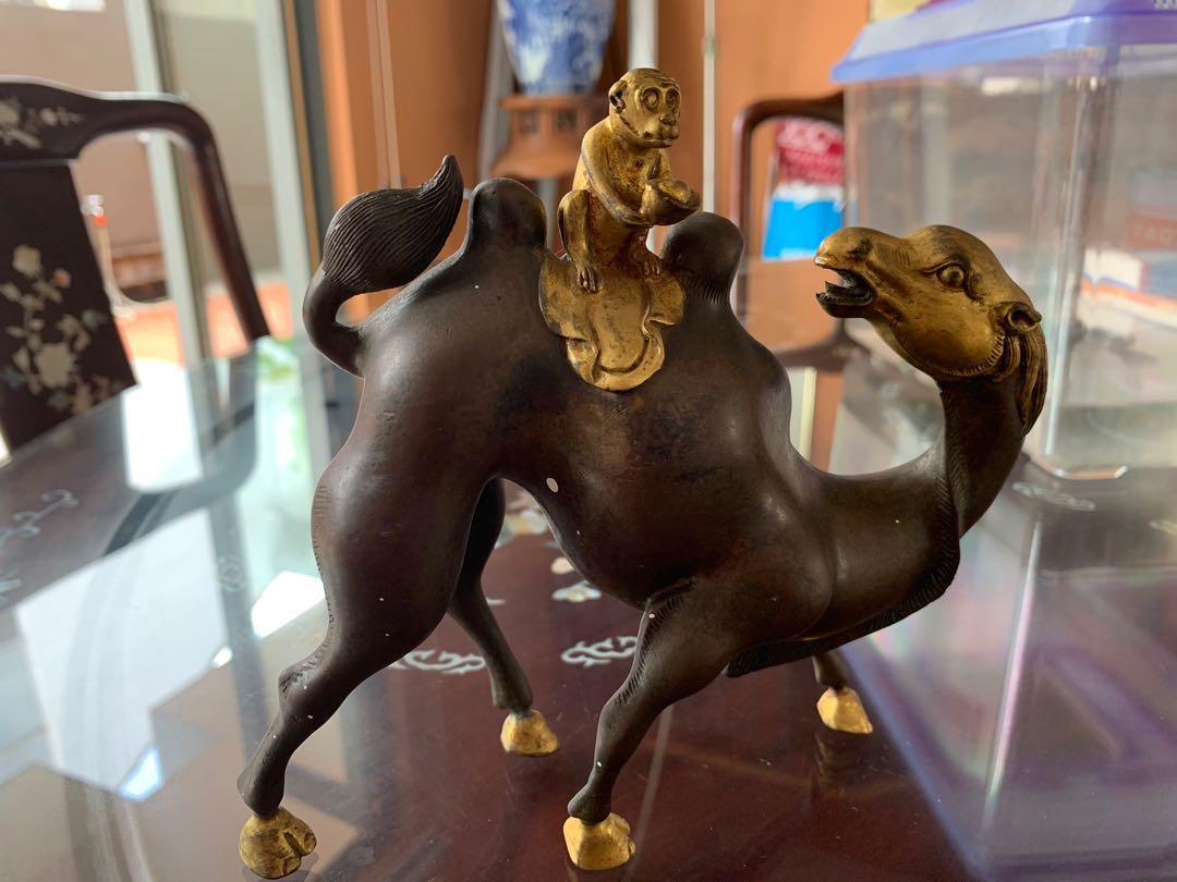 Bronze camel figurine clearance