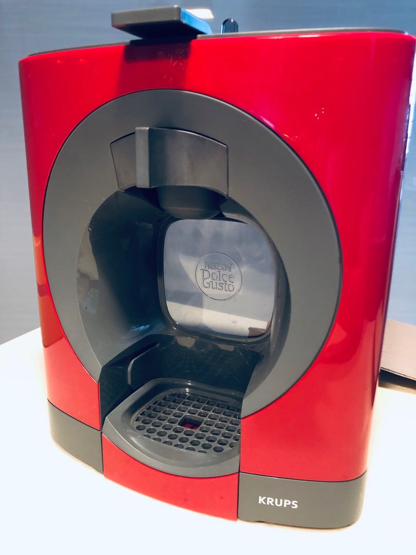 NESCAFE Dolce Gusto Oblo Coffee Machine by Krups Red, TV & Home