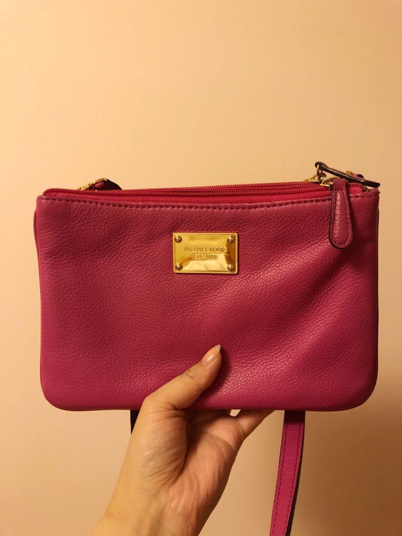 Michael kors bedford wallet red deals