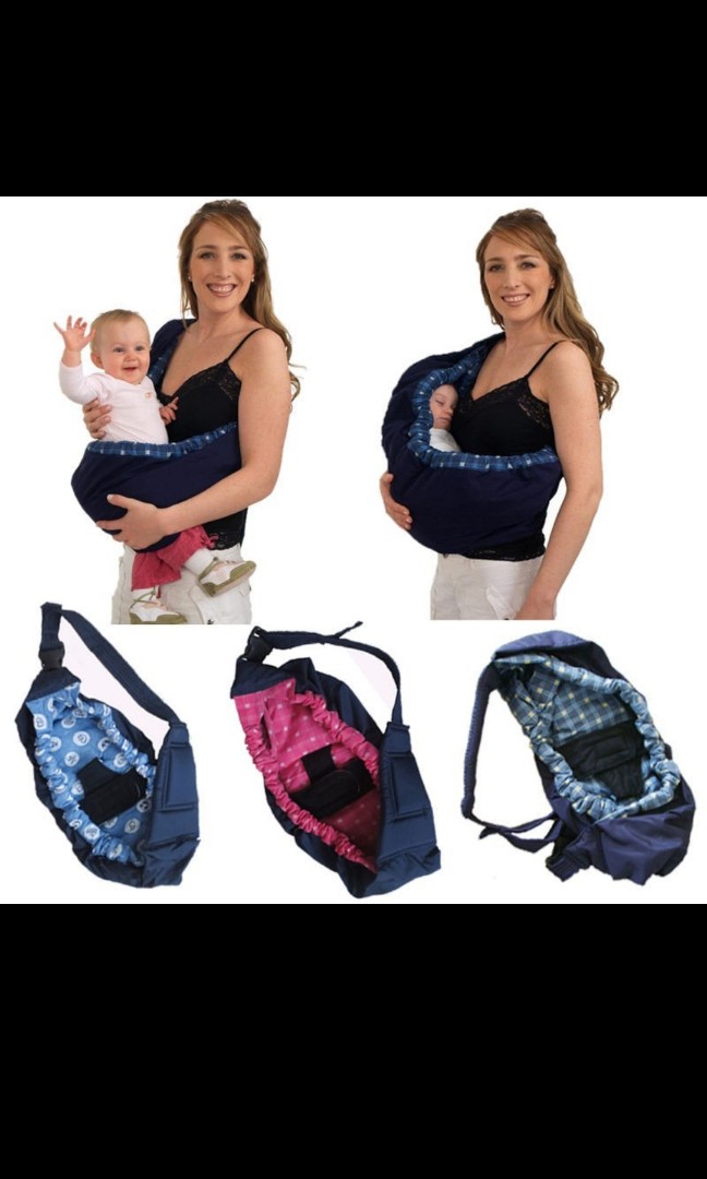 Newborn Baby Sling Carrier Ring Wrap Adjustable Soft Nursing Pouch Front Infant 