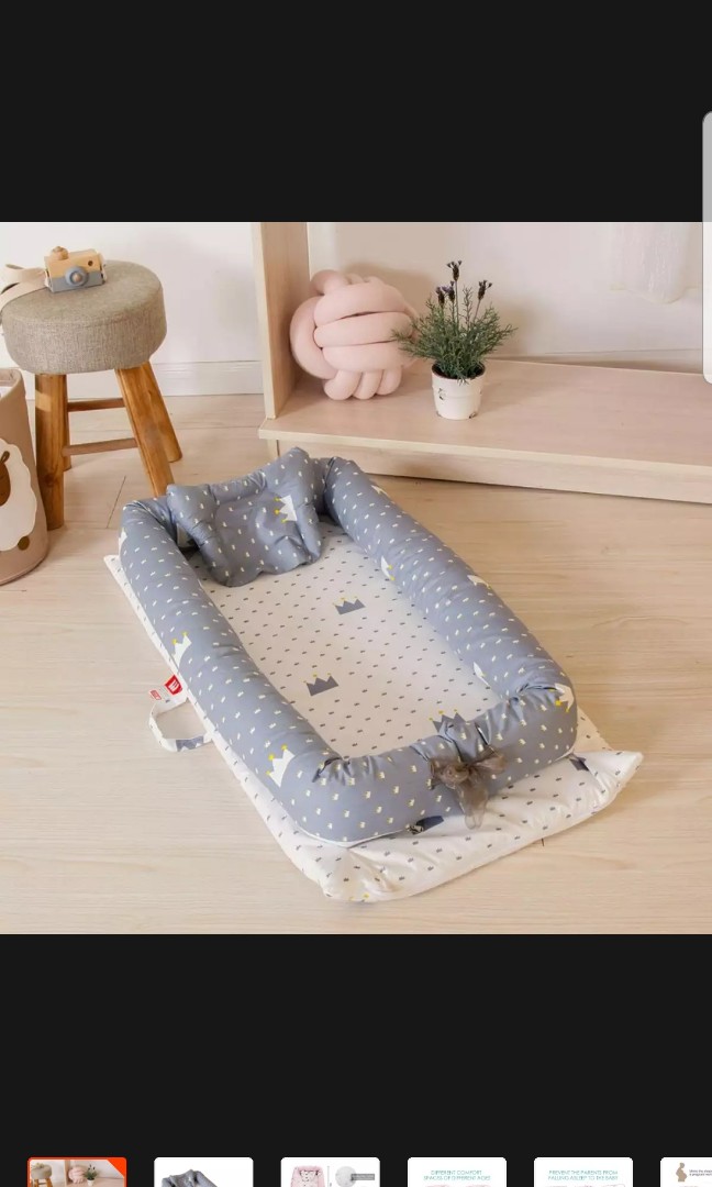 Newborn Lounger Portable Baby Newborn Lounger Cover Baby CoSleeping Cribs 100 Organic